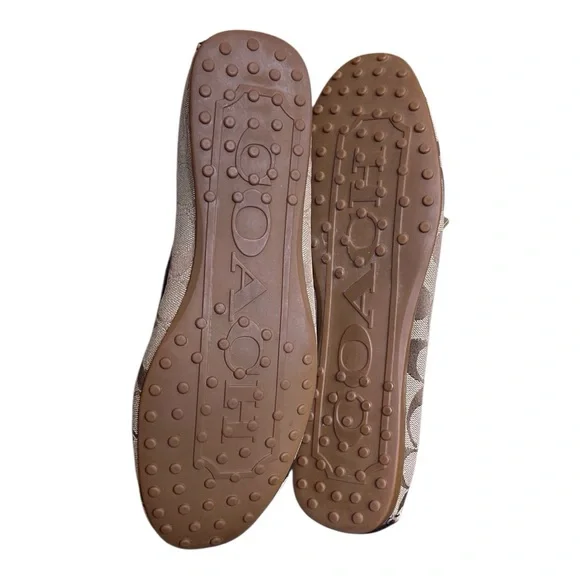 COACH Frida Monogrammed Canvas Loafers - Picture 5 of 9